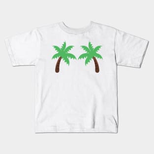 green palm/coconut tree illustration Kids T-Shirt